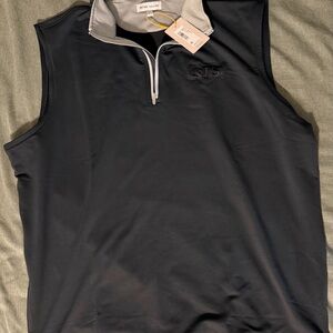 Black Peter Millar Men's Quarter-Zip Vest